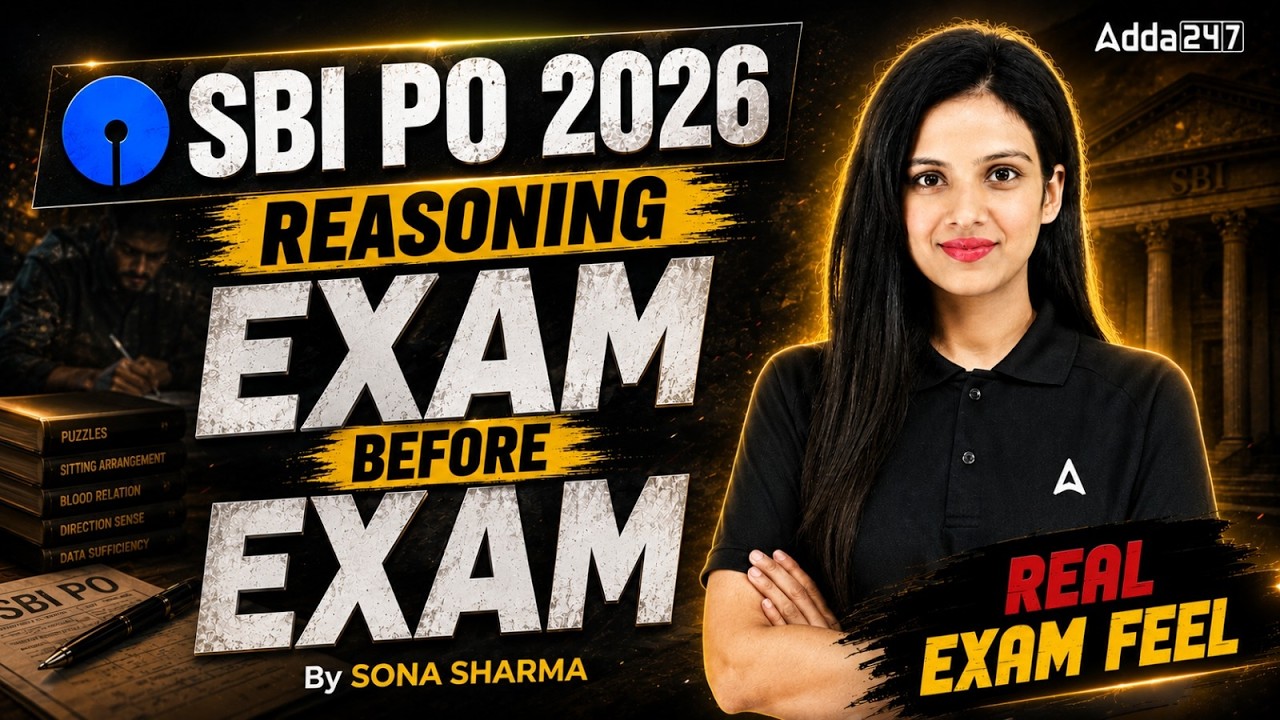 SBI PO 2026 Reasoning Real Exam Feel Mock Test for Complete Preparation