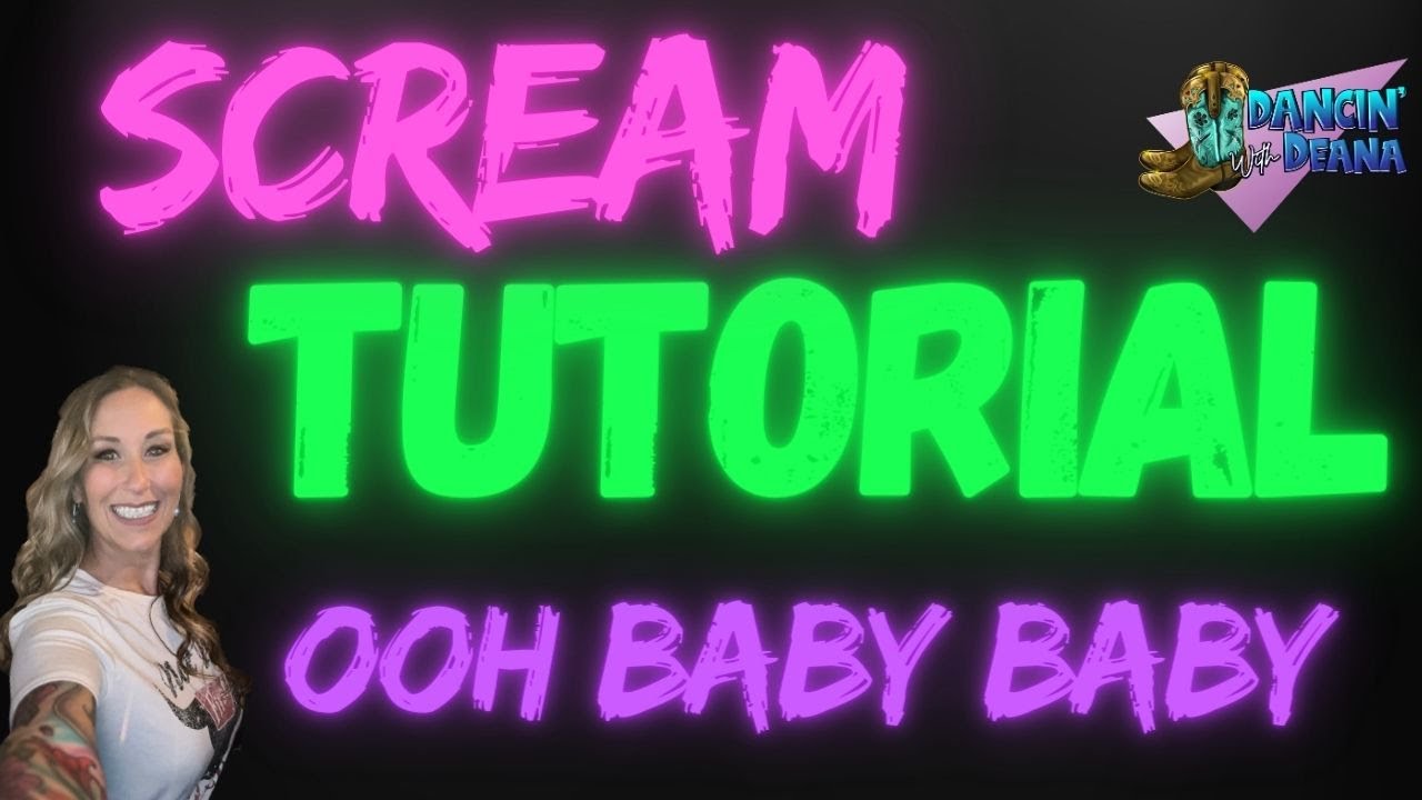 SCREAM 😱🔥❤️‍🔥 (ooh baby baby) Line Dance Tutorial