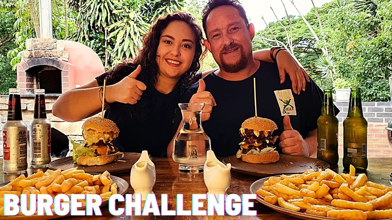 Double Cheeseburger and Chips Challenge | Xman & Co