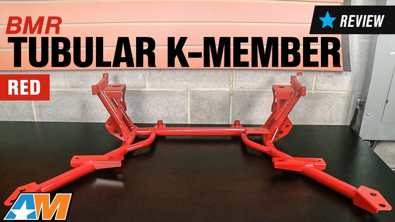 2005-2014 Mustang BMR Tubular K-Member - Standard Motor Mounts - Red Review