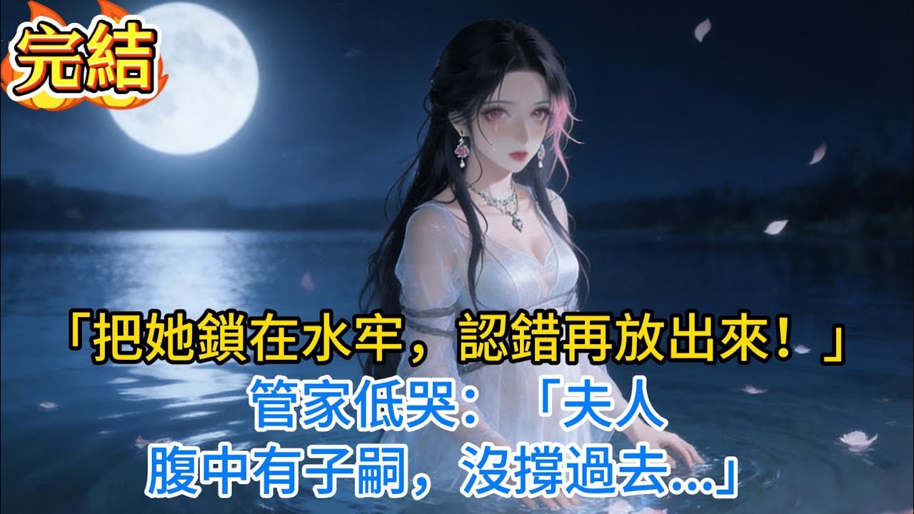 【完結爽文】「把她鎖在水牢，認錯再放出來！」管家低哭：「夫人腹中有子嗣，沒撐過去...」#小说 #古风小说 #古言 #爽文 #完结文 #小说推文每日更新 #有声小说