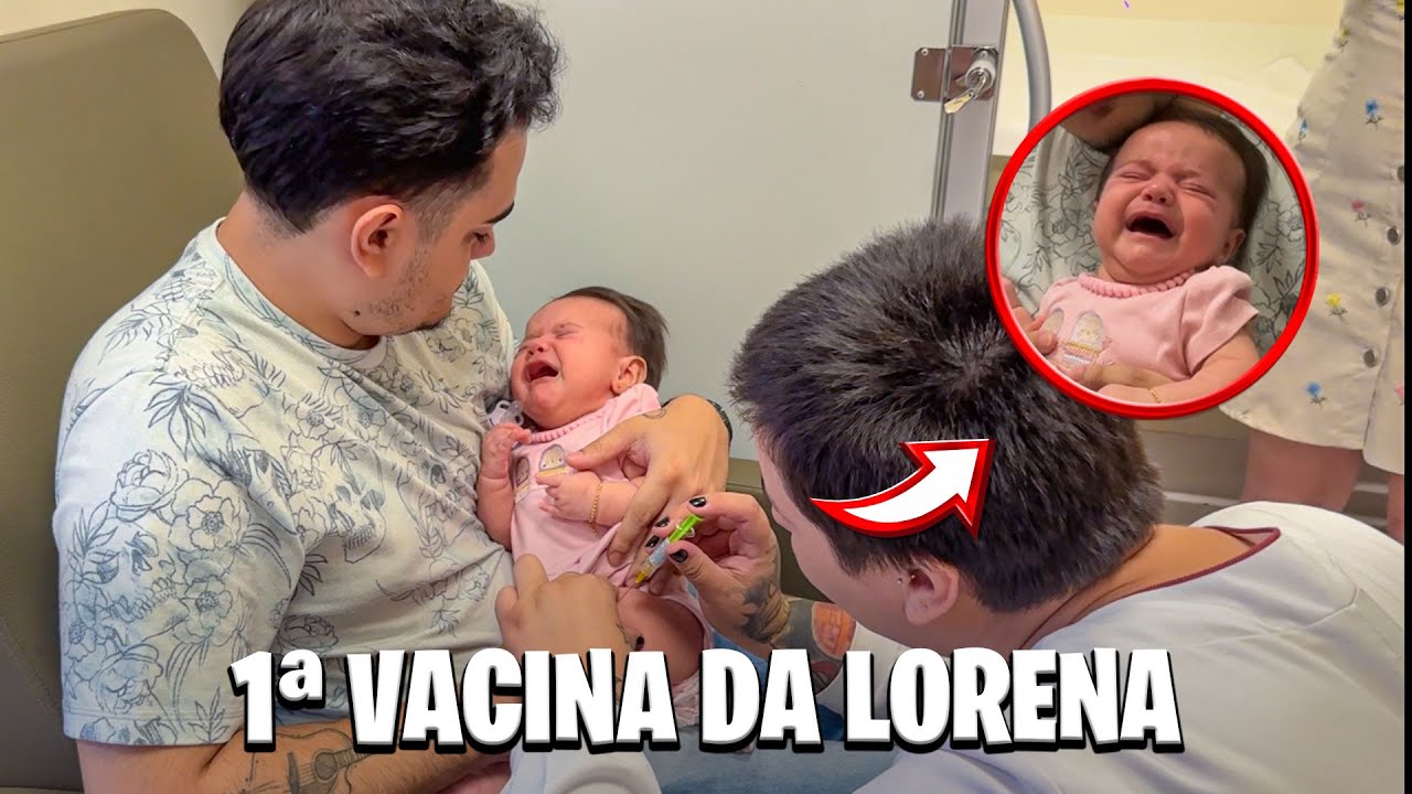 A LORENA TOMOU A PRIMEIRA VACINA DELA!!! 💉😓