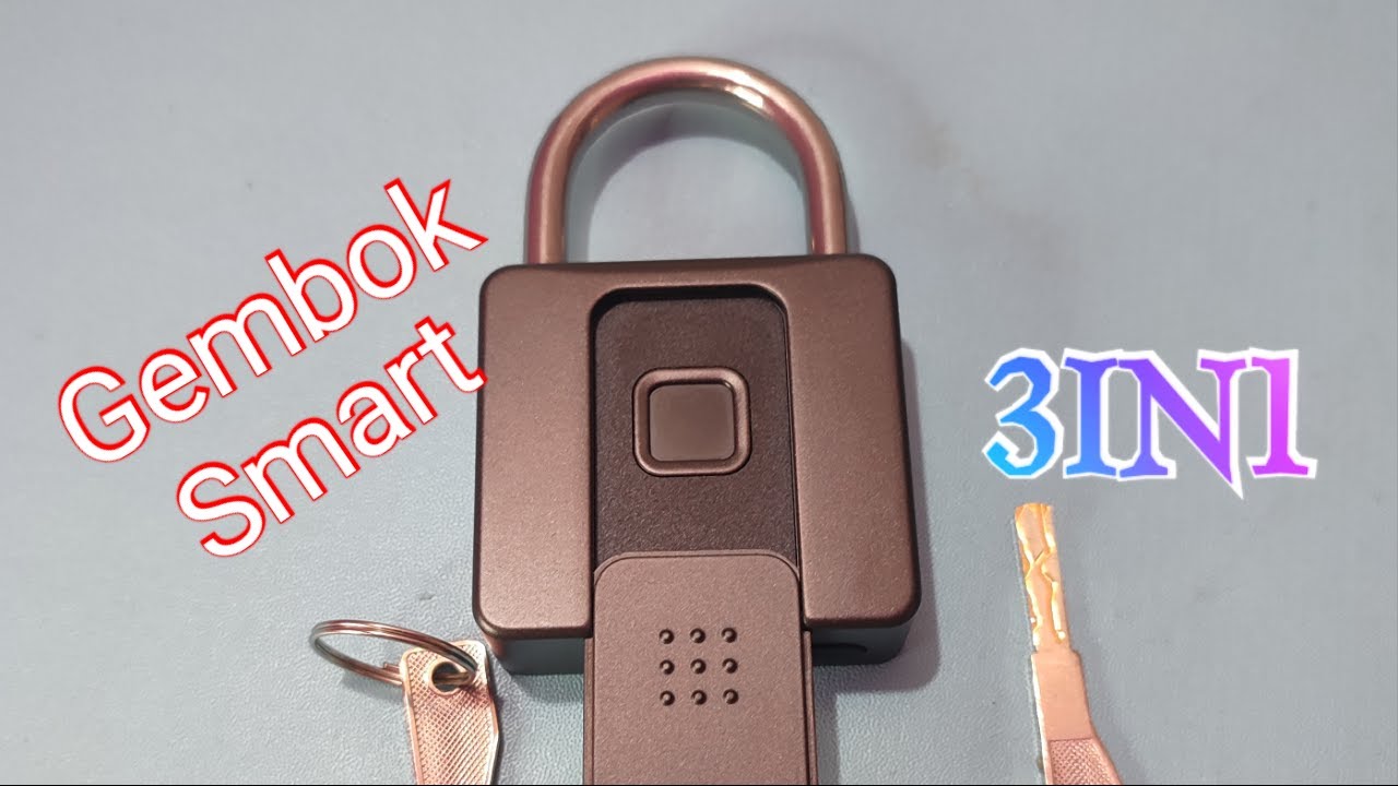 Test Smart Padlock, gembok pintar 3in1