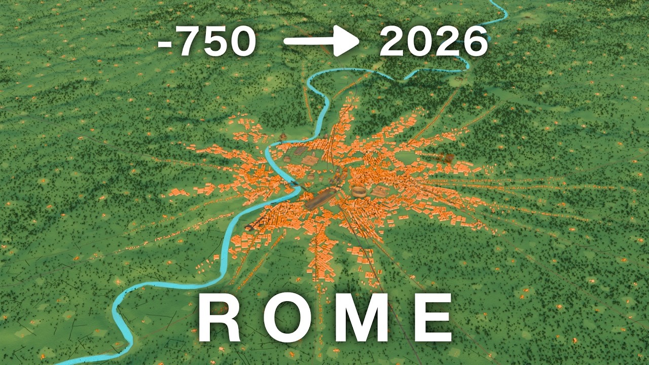 ROME - 3D Timelapse (Not AI)