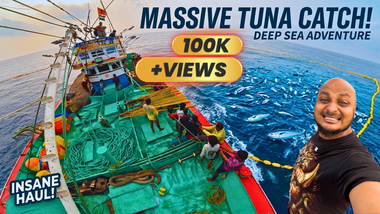 3 Days Deep Sea Fishing | No Network, No Comfort 😳 | Real Tuna Fishing from Malpe Port