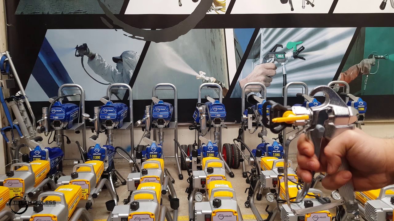 TITECH T-390 AIRLESS BOYA MAKİNESİ TANITIM VİDEOSU