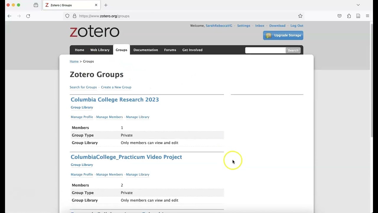 Zotero: Creating Group Libraries