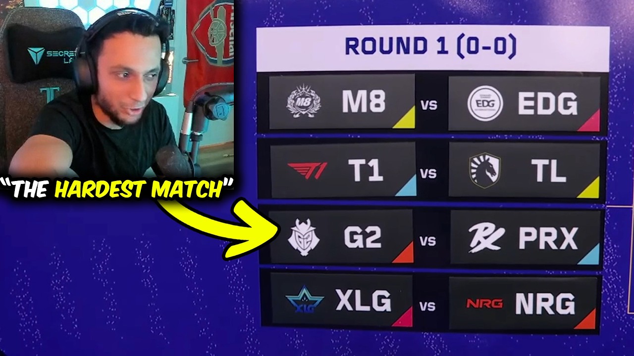 FNS Reacts To Masters Santiago Live Draw! (PRX vs G2)
