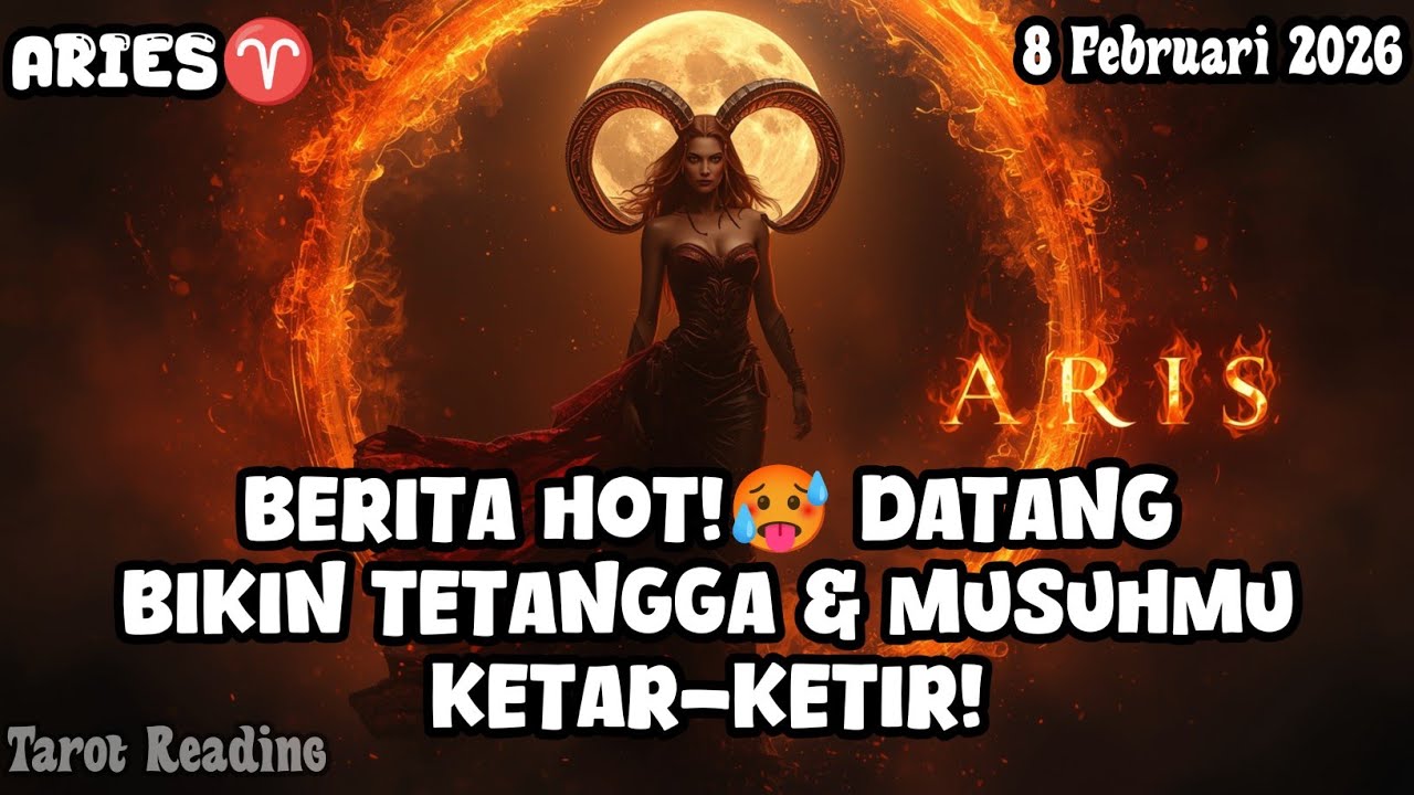 Aries♈ Berita Hot!🥵 Datang Bikin Tetangga & Musuhmu Ketar-ketir Hari Ini - Mata Zodiak