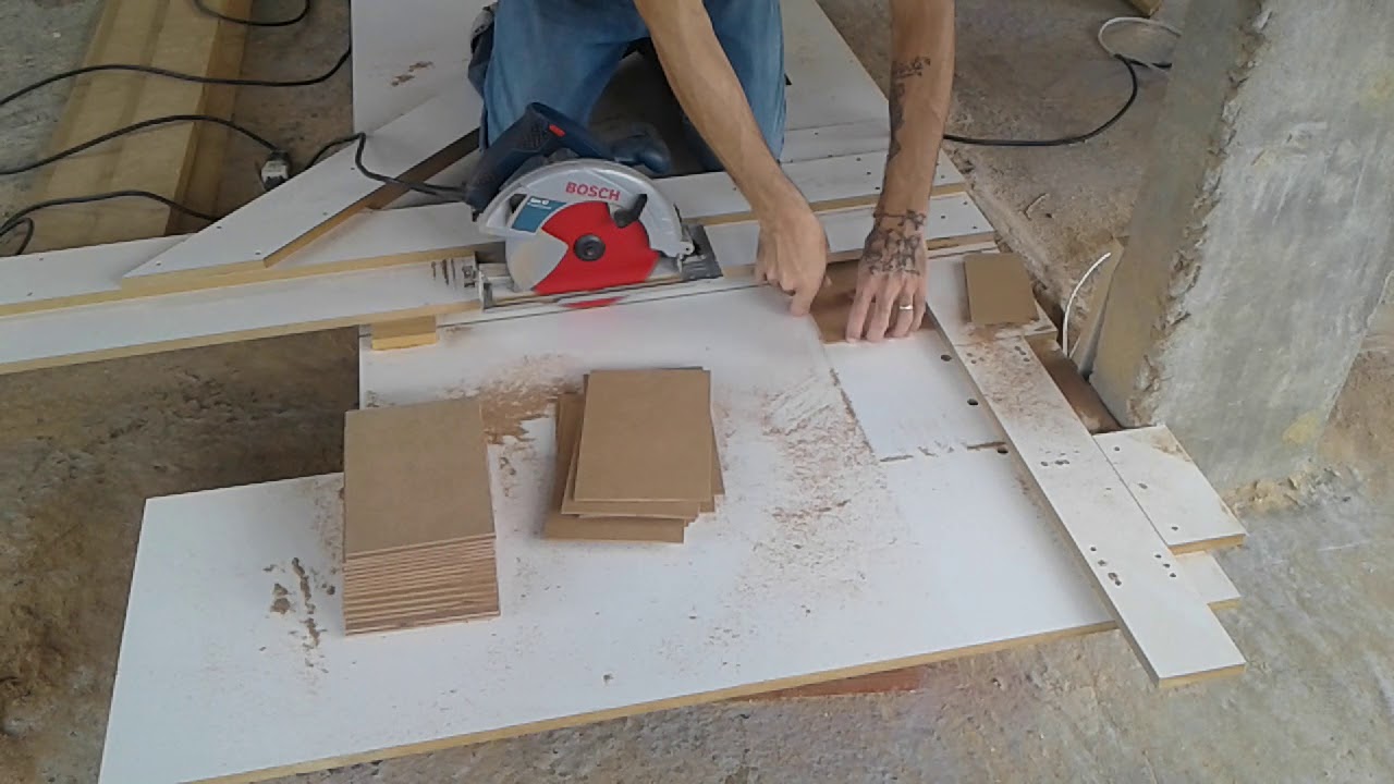 CORTE REPETITIVO COM SERRA CIRCULAR MANUAL