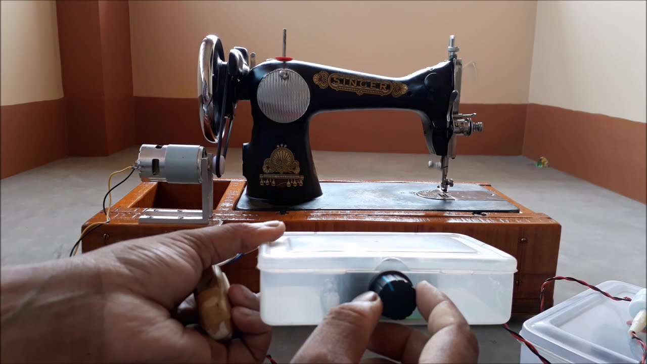 How to Convert A Old Singer Sewing Machine To Automatic Sewing Machine