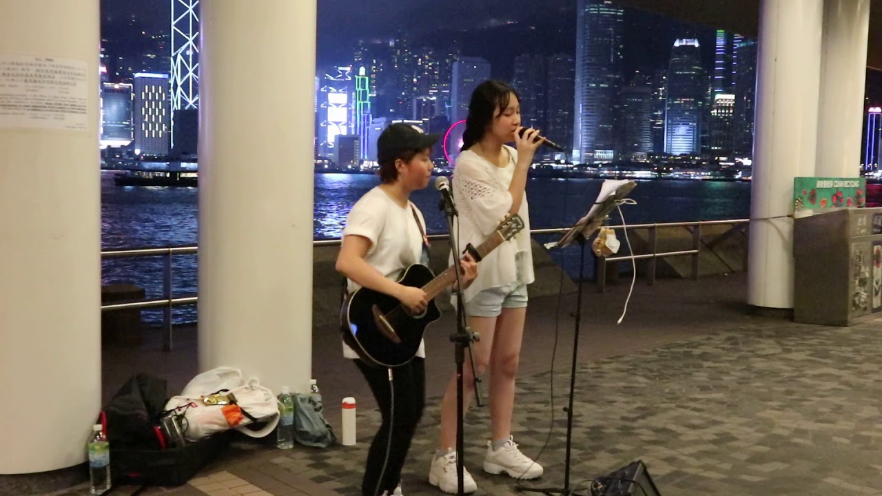 《南山南-馬頔》Cover By 王佳恩(炎明熹Gigi)@尖沙咀文化中心Busking 2019/05/19