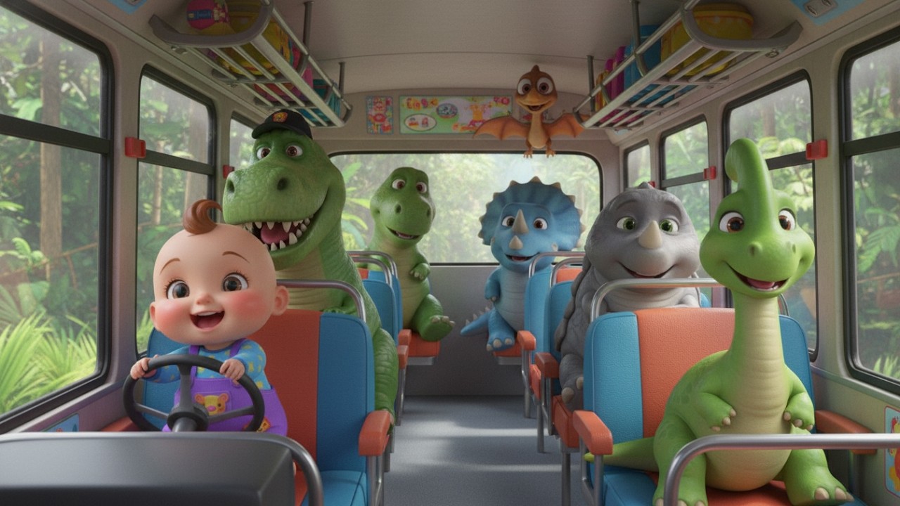 Canción de Fiesta de Baile de Dinosaurios 🦕🎉 | Canciones infantiles educativas | Baby Song Español