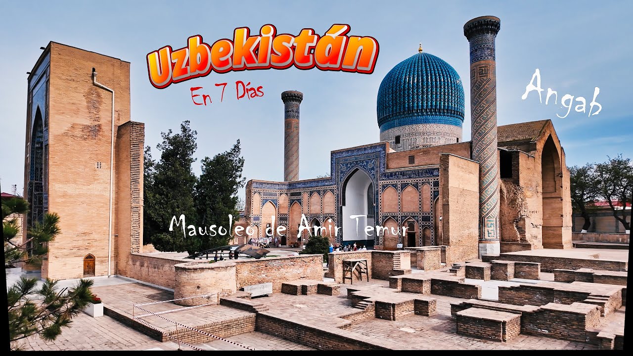 Uzbekistán en 7 Días 4K. Viaje completo por la Ruta de la Seda: Tashkent: Jiva, Bujará y Samarcanda.
