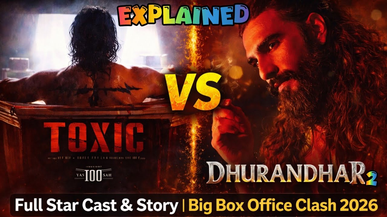 TOXIC vs DHURANDHAR 2 Explained | Full Star Cast & Story | Big Box Office Clash 2026