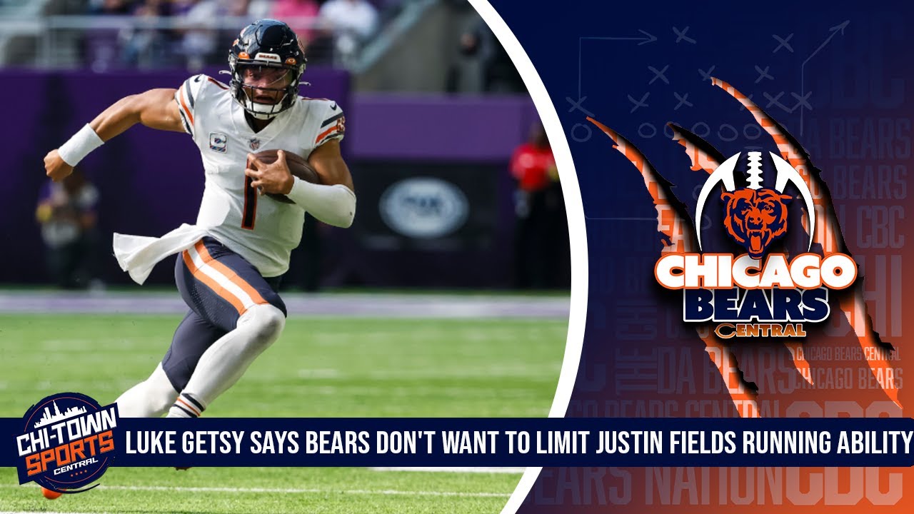 Luke Getsy Says Bears Don't Want To Limit Justin Fields Elite Running Ability