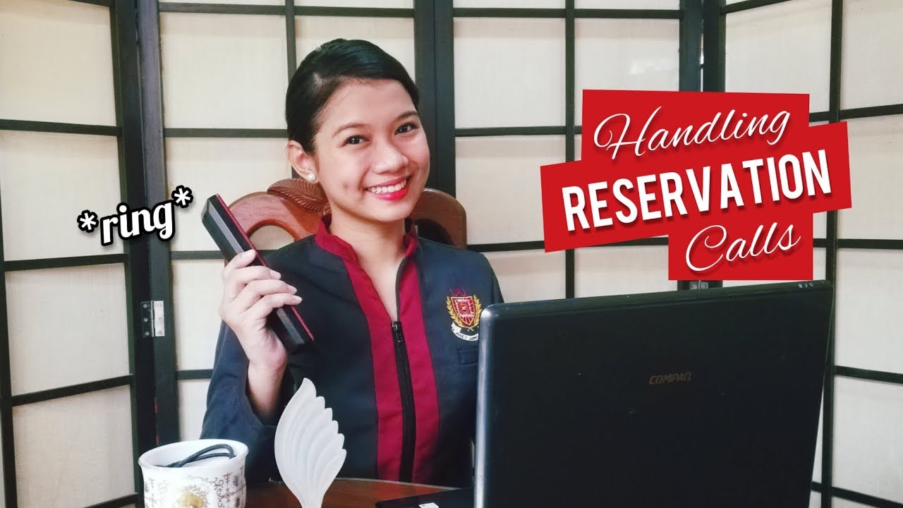 Handling Reservation Calls | English Subtitle