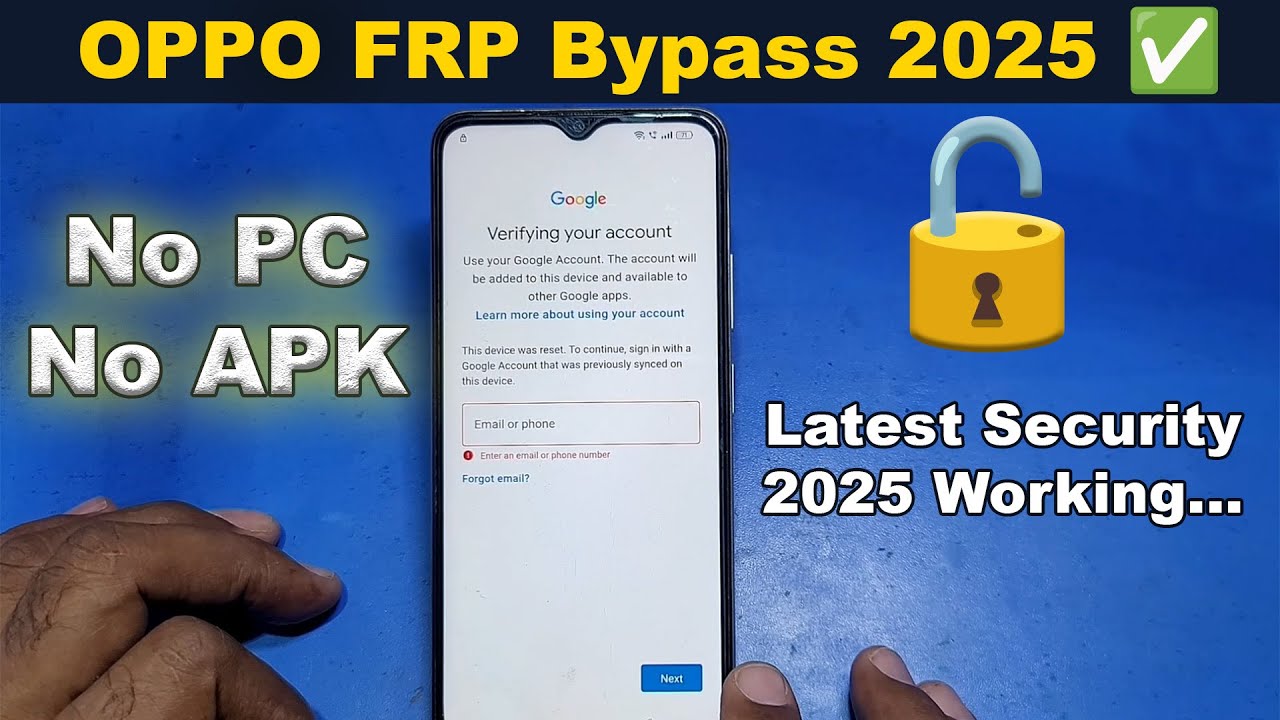 OPPO FRP Lock Bypass 2025 🔓 | No PC, No APK | Latest Security Update