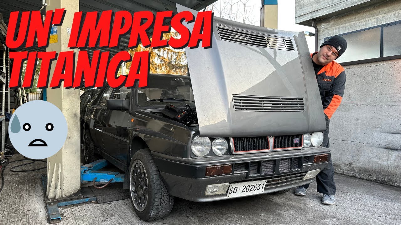lancia delta integrale 16v: Questa volta l'impresa è titanica! vedere per credere