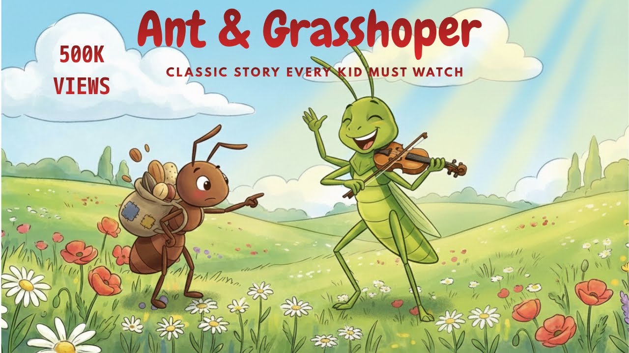 “The Ant and the Grasshopper | A Story About Saving & Planning Ahead”