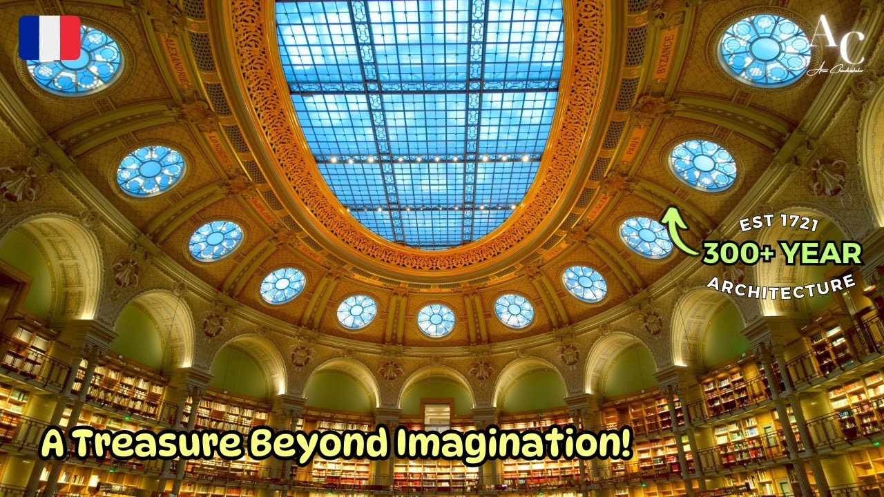 Inside the World's Most Magnificent Library-Museum, BnF Richelieu Paris | Paris Best Places to Visit