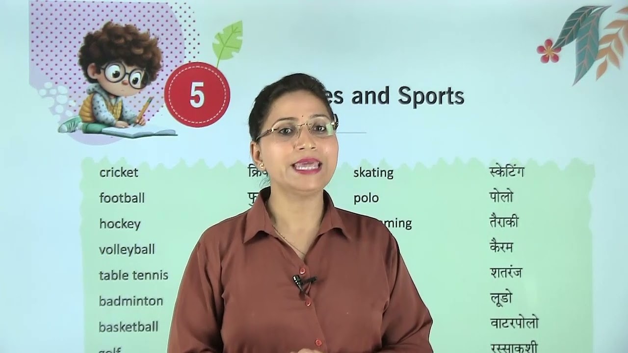 Ch 5 | Games and Sports |  Modern English Grammar | Class 03 | Unit 4 | Growing Mind | For Children