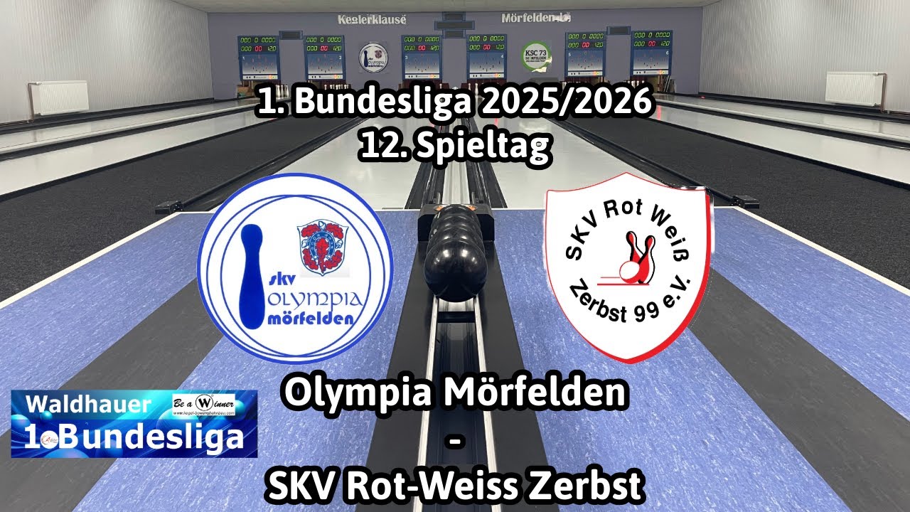 Olympia Mörfelden - Rot-Weiss Zerbst | 12. Spieltag Waldhauer Be a winner 1. Bundesliga 2025/2026