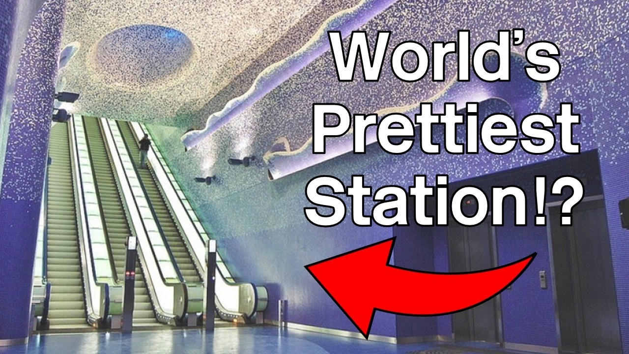 Visiting the World's PRETTIEST Underground station!? | Exploring Naples by Public Transport