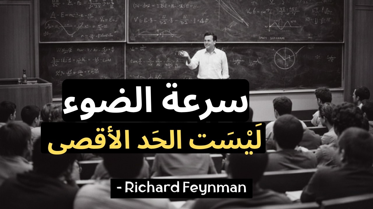 سرعة الضوء ليست الحد الأقصى — فاينمان يكشف ما أخفاه العلم عنك