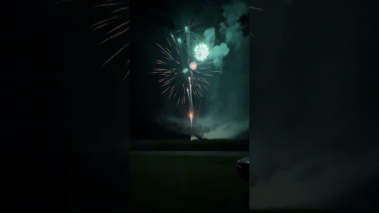 William 12th birthday party fireworks 9.27.25