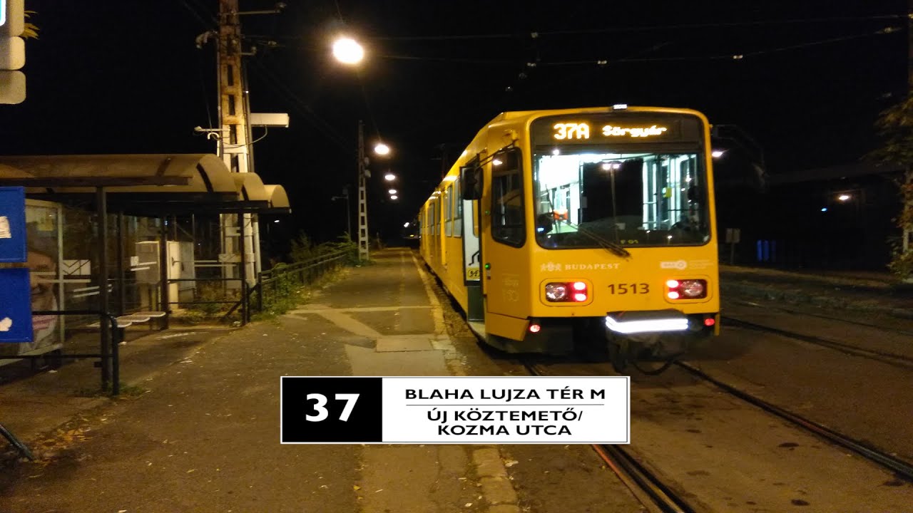 37 - Blaha Lujza tér M - Új Köztemető (Kozma utca)