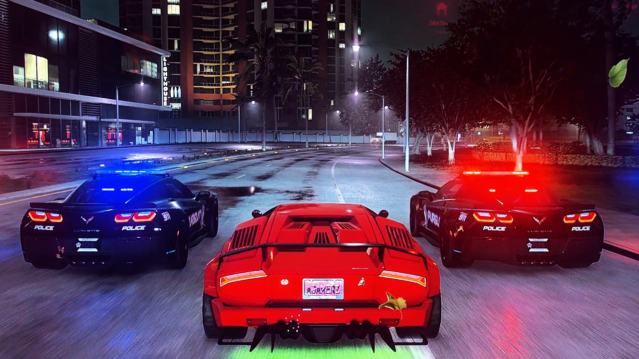 POLICE CHASE ON LAMBORGHINI COUNTACH | 5,000,000 REPS IN ONE NIGHT | NFS HEAT | 4K 60FPS