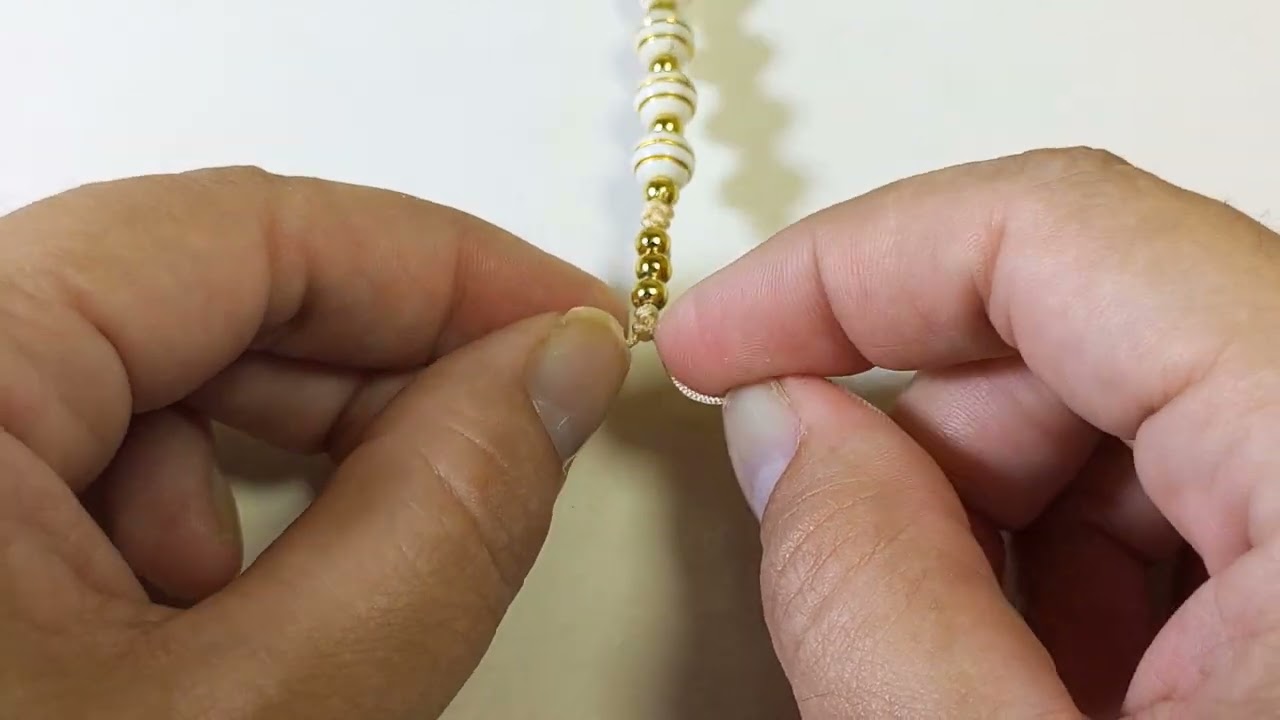 Como hacer Pulsera con abalorios de  nudo de serpiente🐍 muy fácil  Gana Dinero