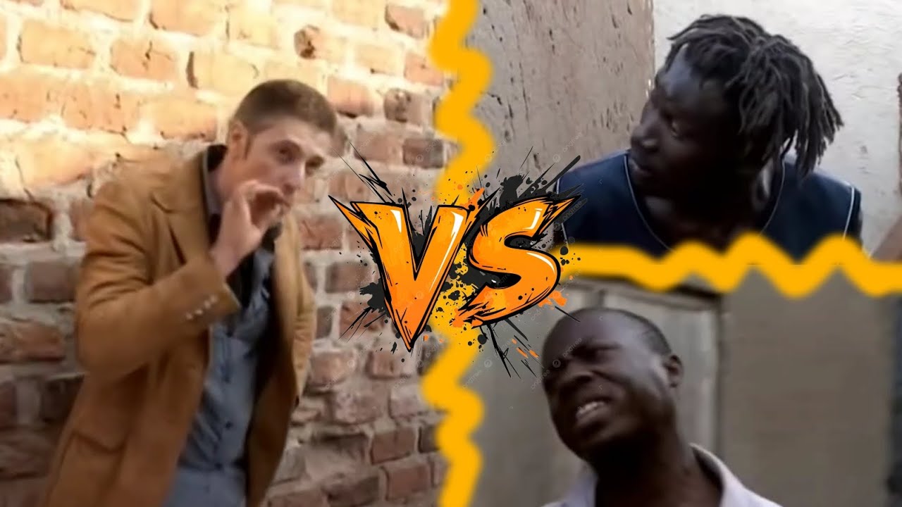 Alan Ssali Vs. Wakaliwood Villagers Fight Scene with Health Bars