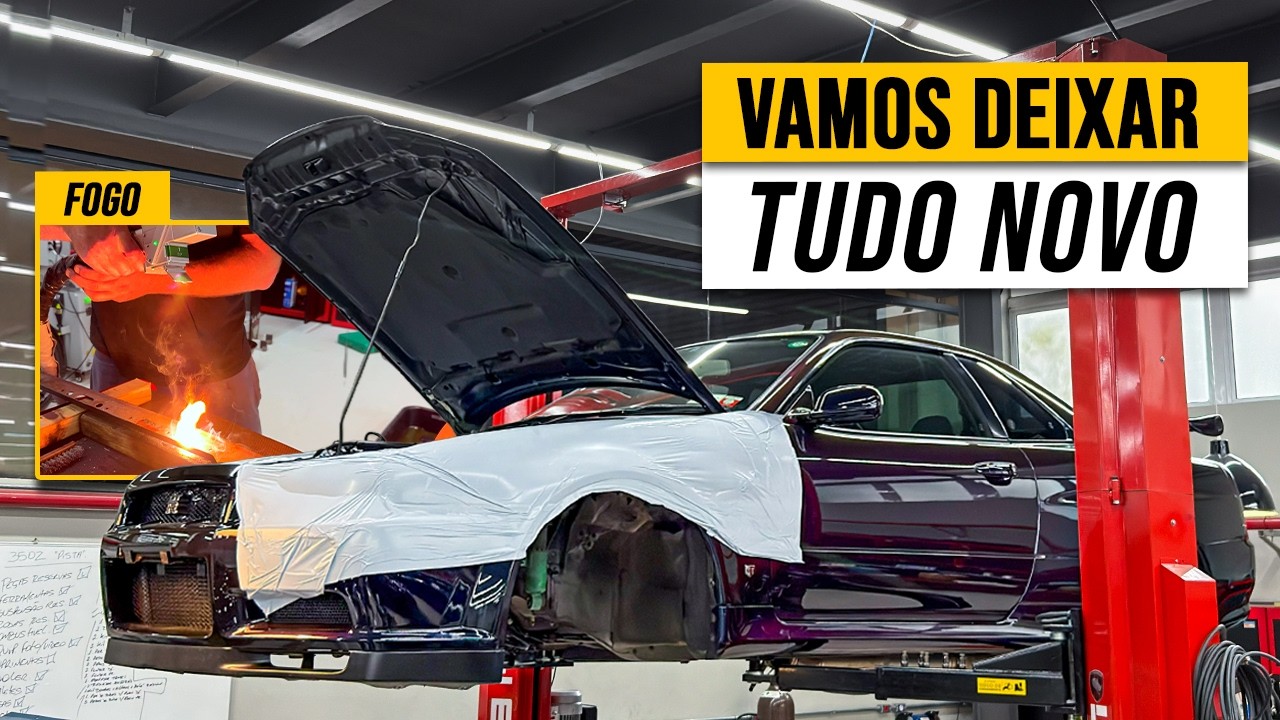 Vamos deixar o Skyline R34 GTR IMPEC&Aacute;VEL!
