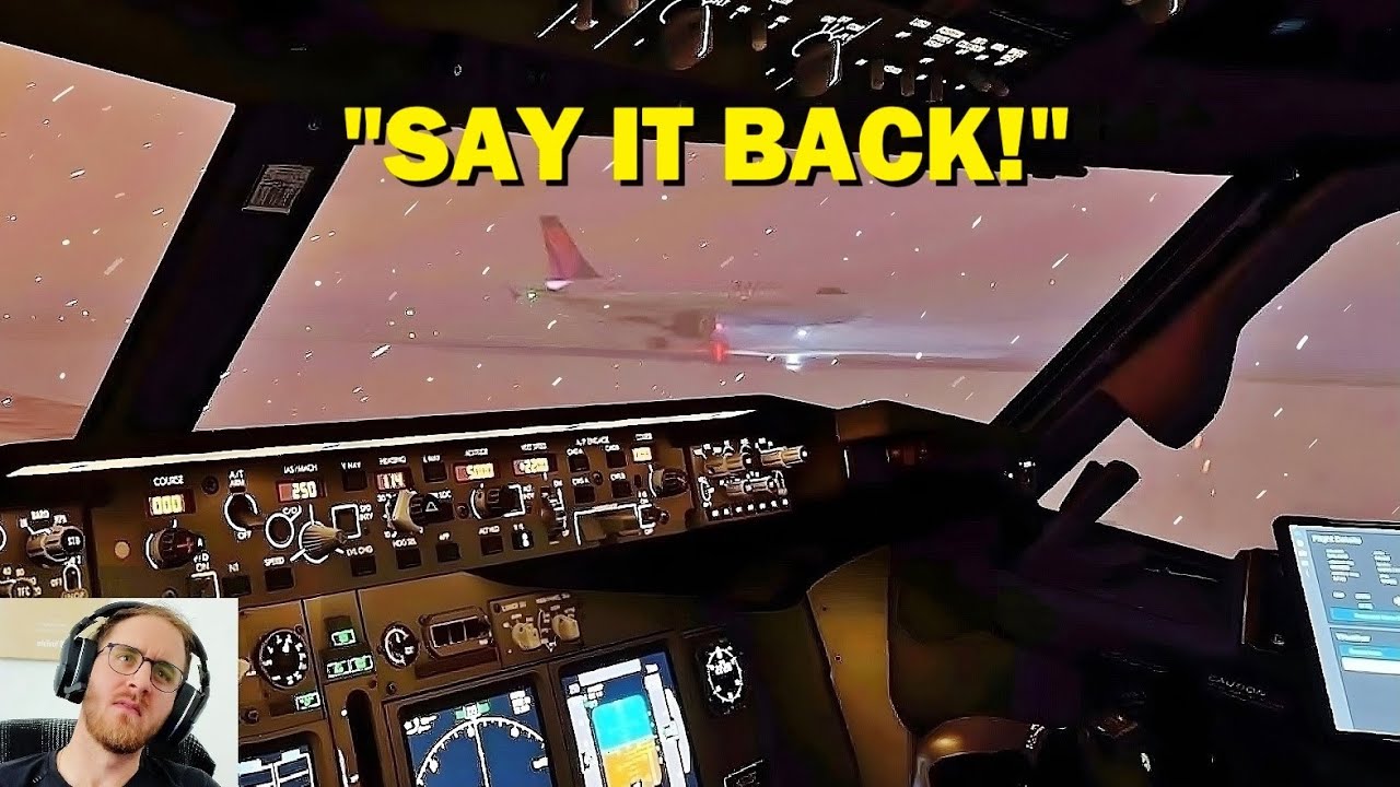 Pilot Gets WEIRD with ATC in Microsoft Flight Simulator&hellip; (VATSIM)
