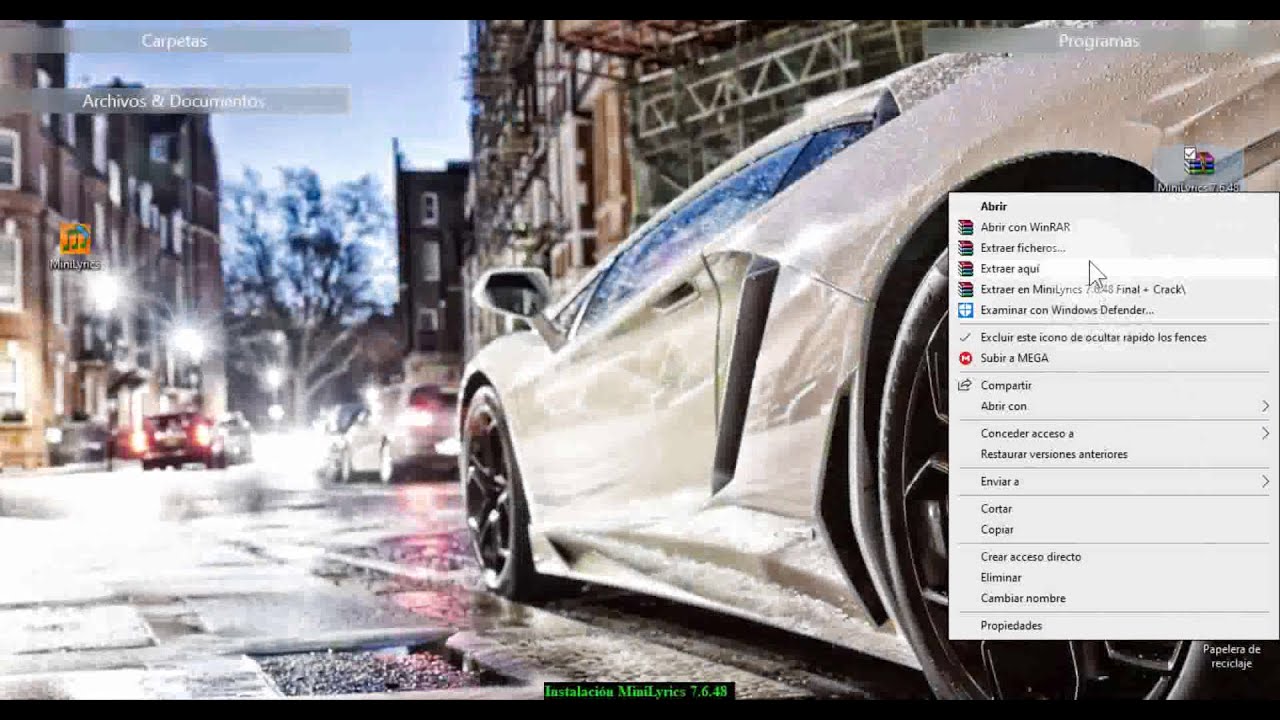 Como instalar MiniLyrics 7.6.48 [MEGA] (Cualquier canci&oacute;n)