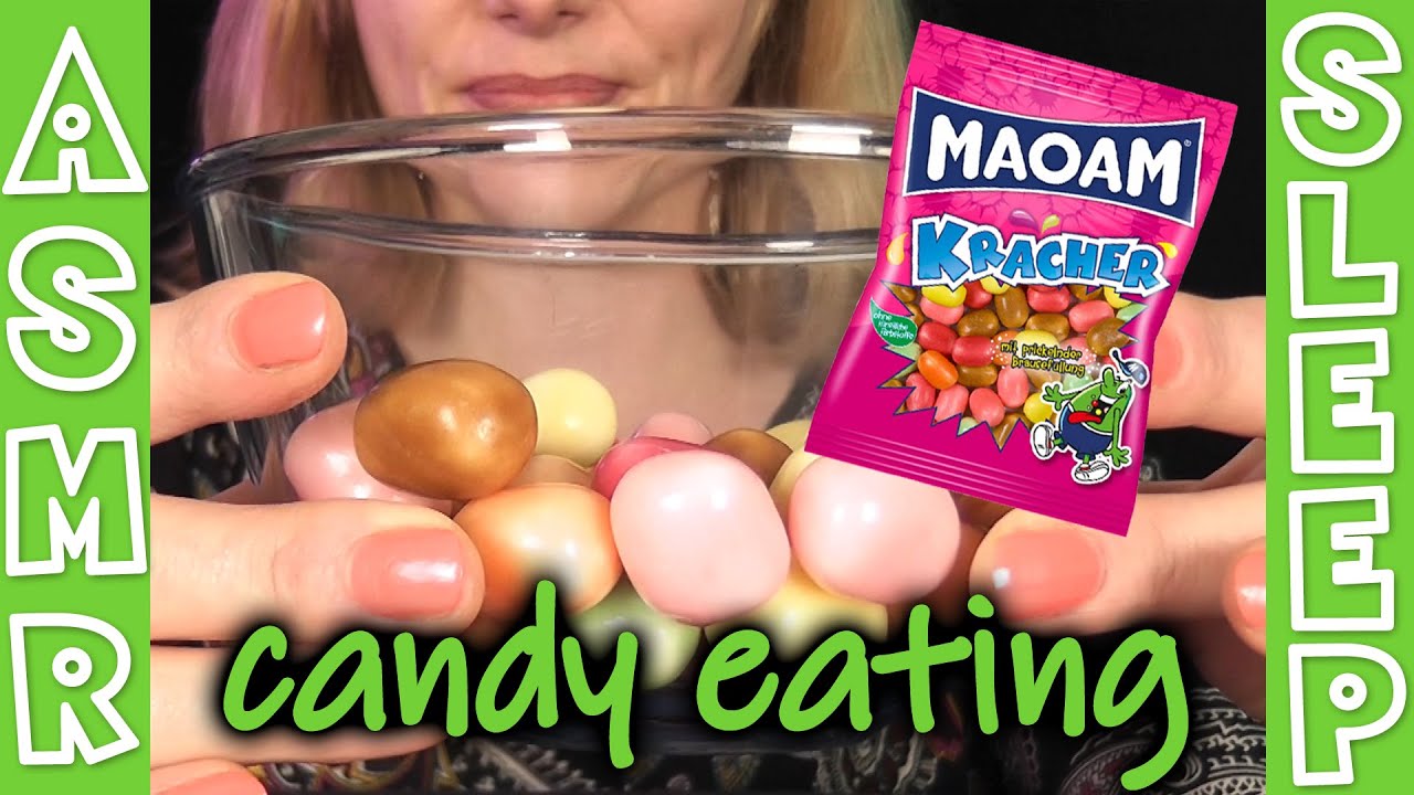 ASMR chewy soft candy eating / MAOAM HARIBO