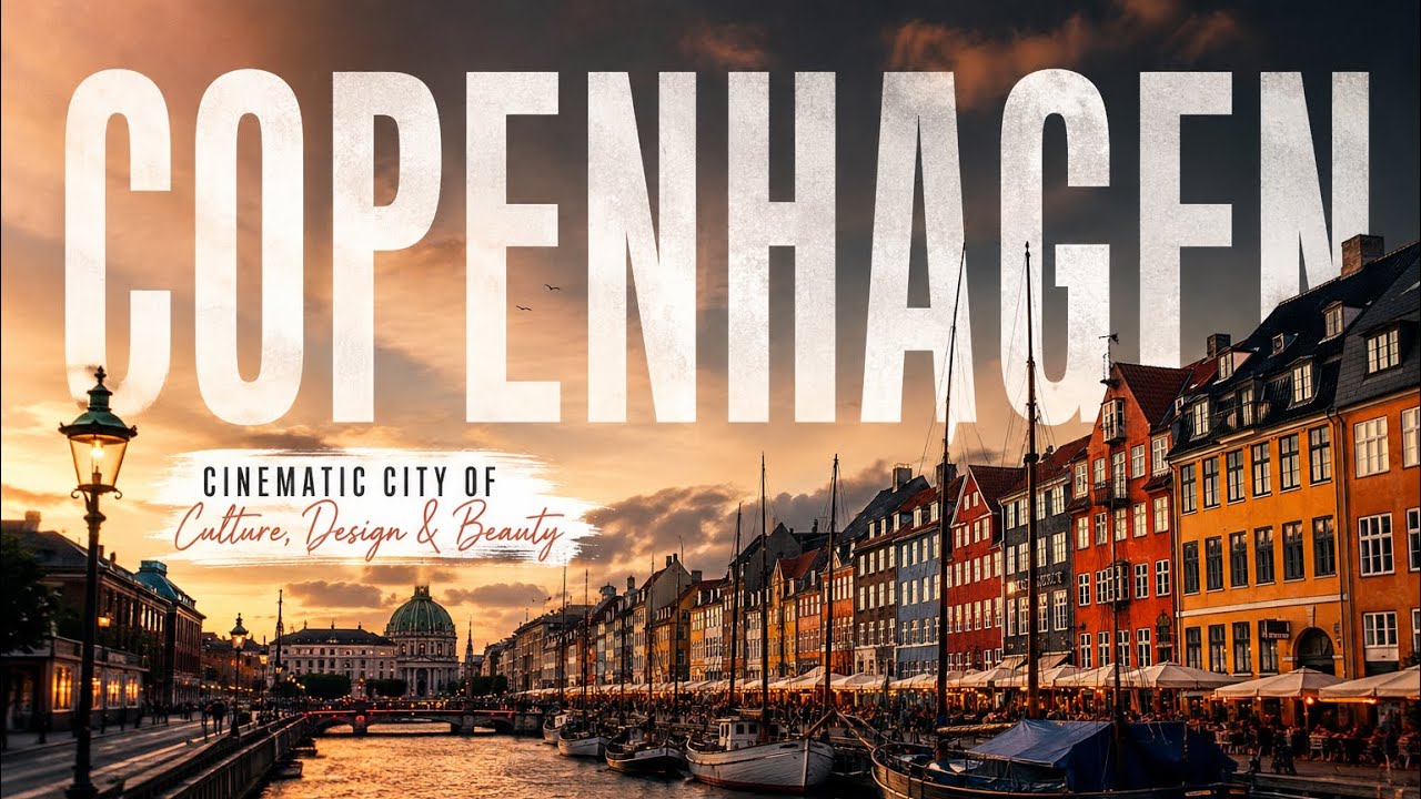 Copenhagen From Above | 4K Cinematic Drone Video | DJI Mini 5 Pro