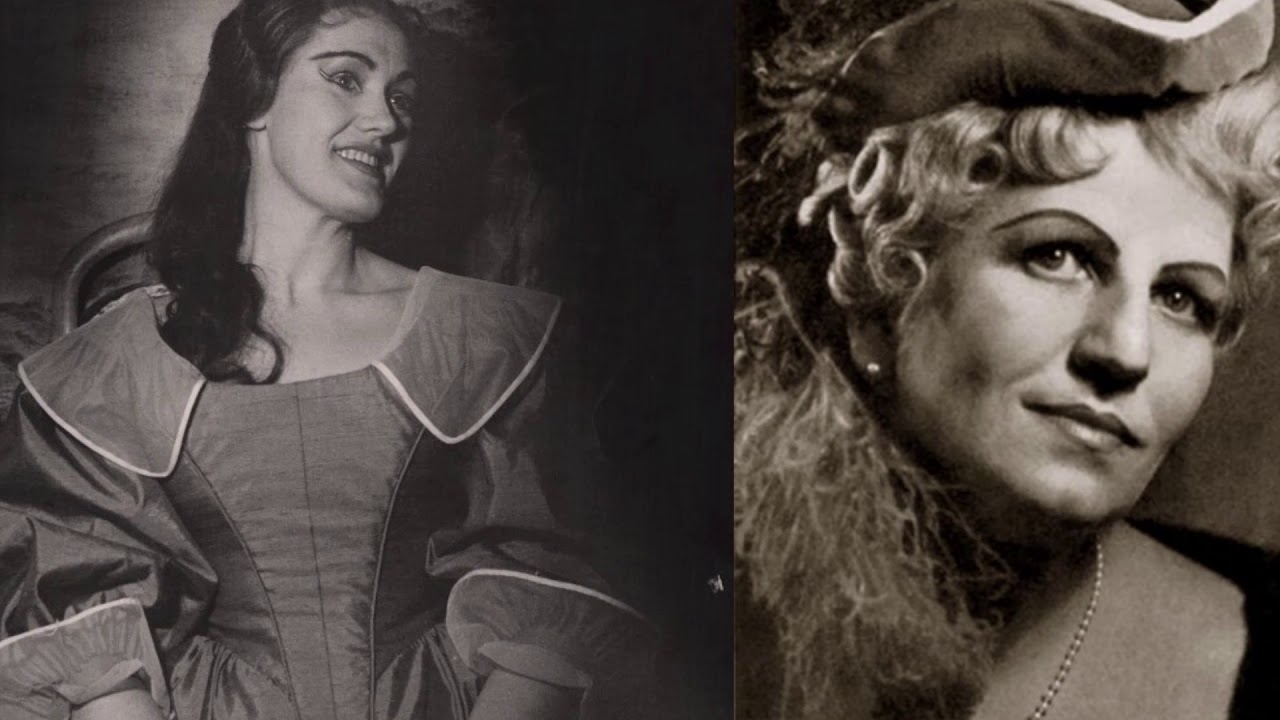 Thrilling Joan Sutherland & Marianne Schech as Euryanthe & Eglantine: Duet • Aria 1955 [great sound]