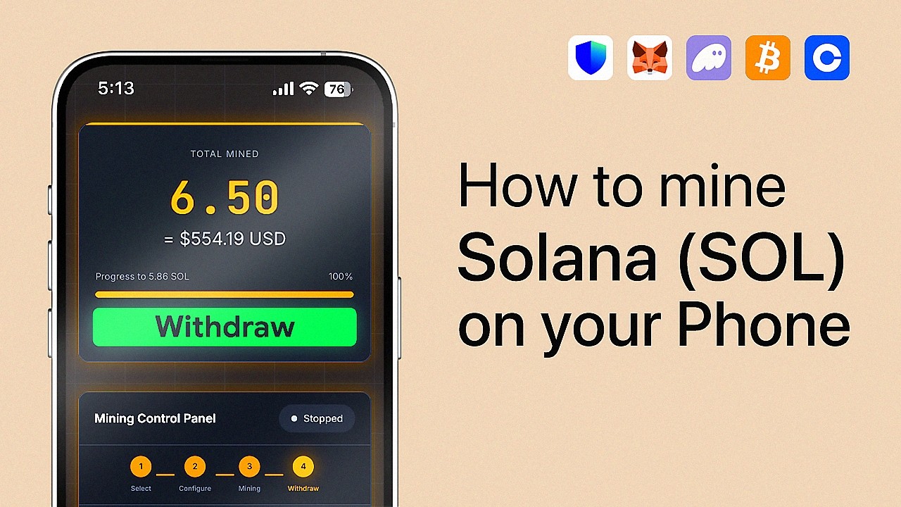 How to Mine Solana on Your Phone in 2026? Best Cloud Mining App Tutorial