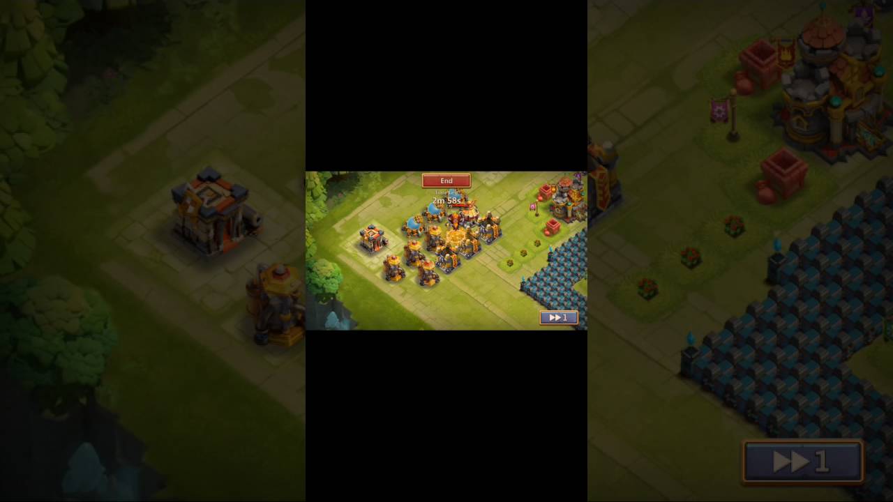 Castle Clash - Pk Vs Sk double Evo both!