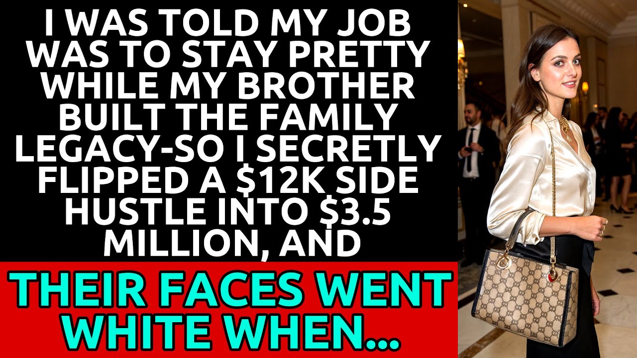 Told to Stay Pretty While My Brother Built the Legacy—I Secretly Made $3.5M