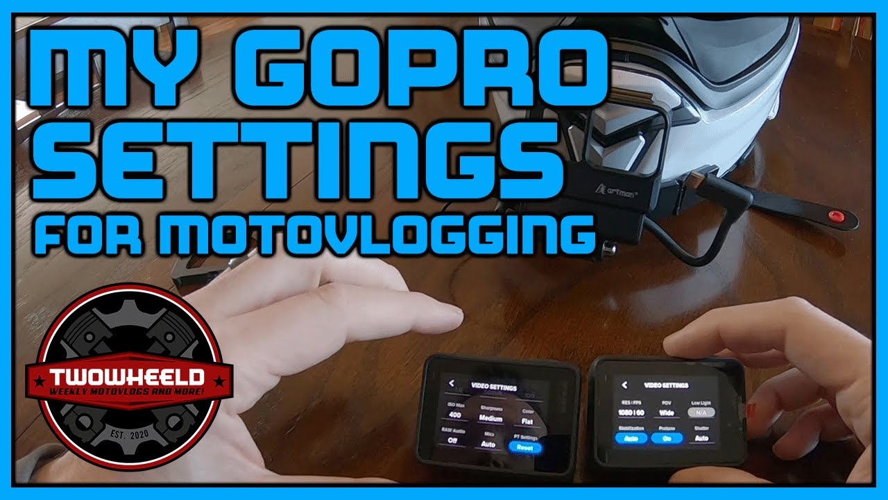 GoPro Settings For Motovlogging // GoPro Hero 7 Black GoPro Settings For Motovlogging