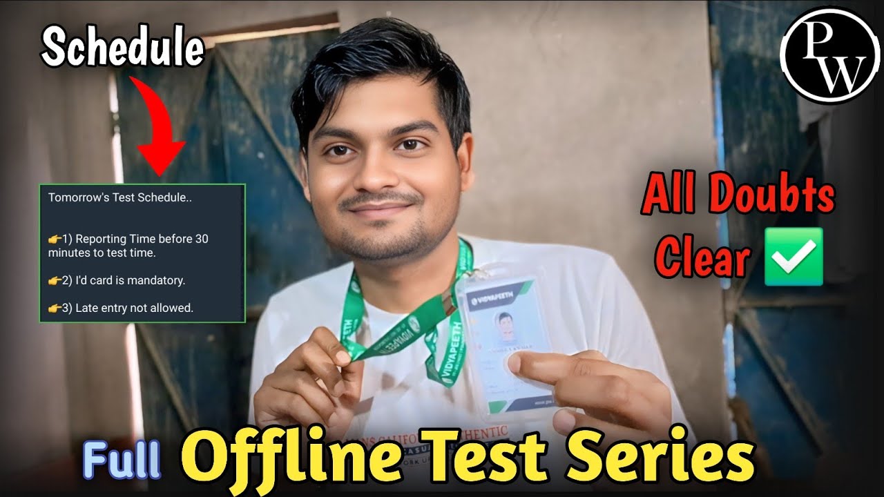 Full Offline PW Test Series Tutorial | Neet 2026 | #neet2026 #pw #neettesteries