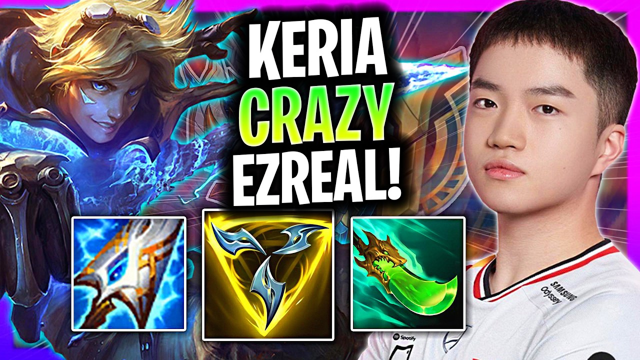 T1 KERIA CRAZY GAME WITH EZREAL ADC! | T1 Keria Plays Ezreal ADC vs Kai'sa!  Season 2026