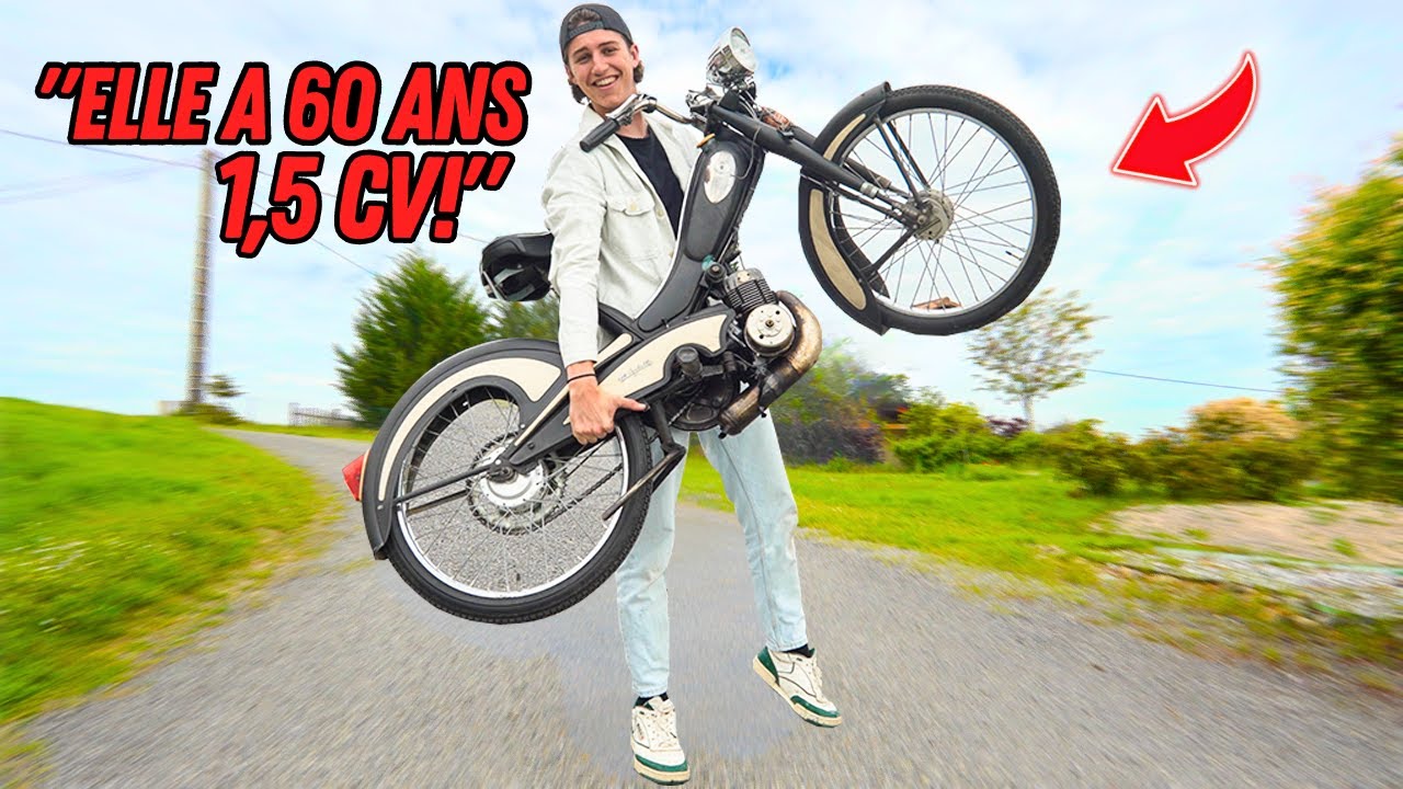 7ans APRÈS...Je RETROUVE ma première MOBYLETTE ! (de 1957)