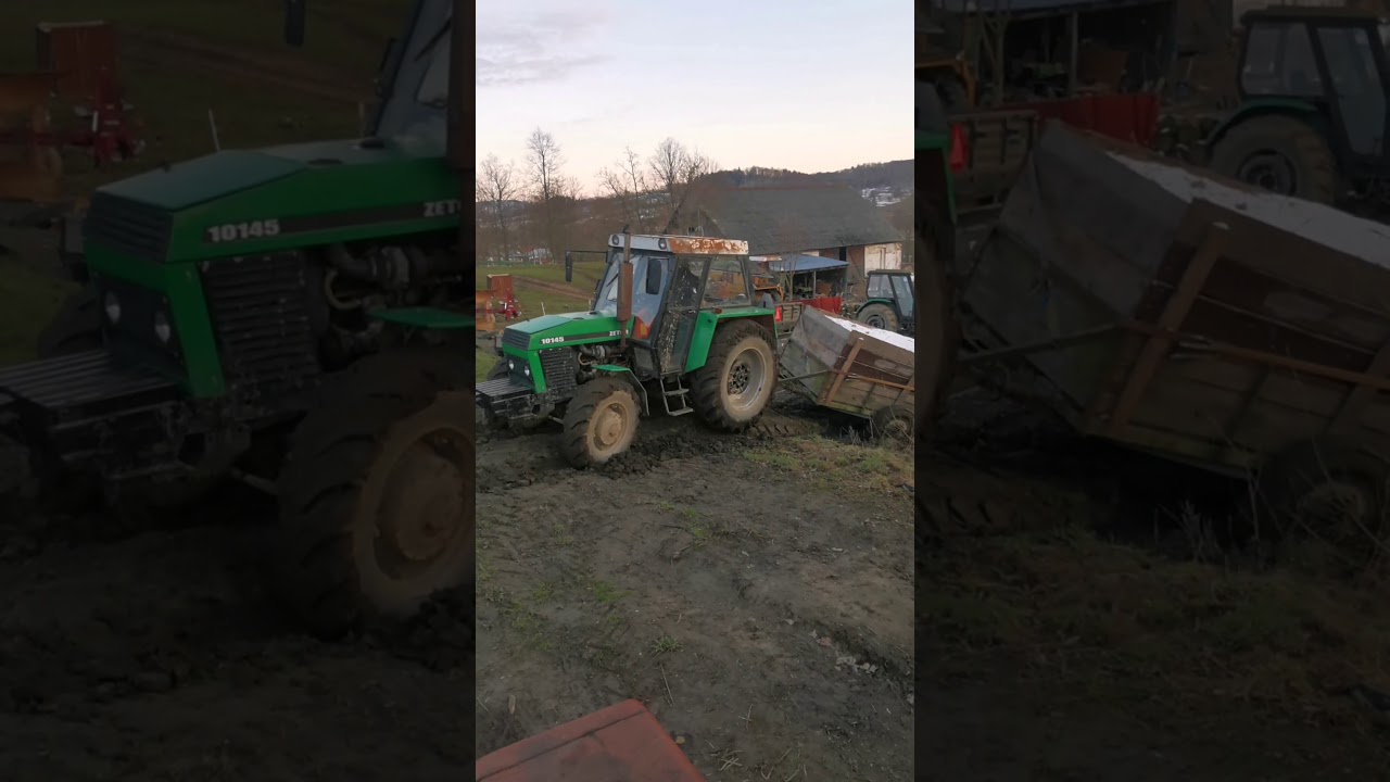 Pierwsza wtopa w 2021r zetor 10145 turbo, zetor forterra, ursus c360