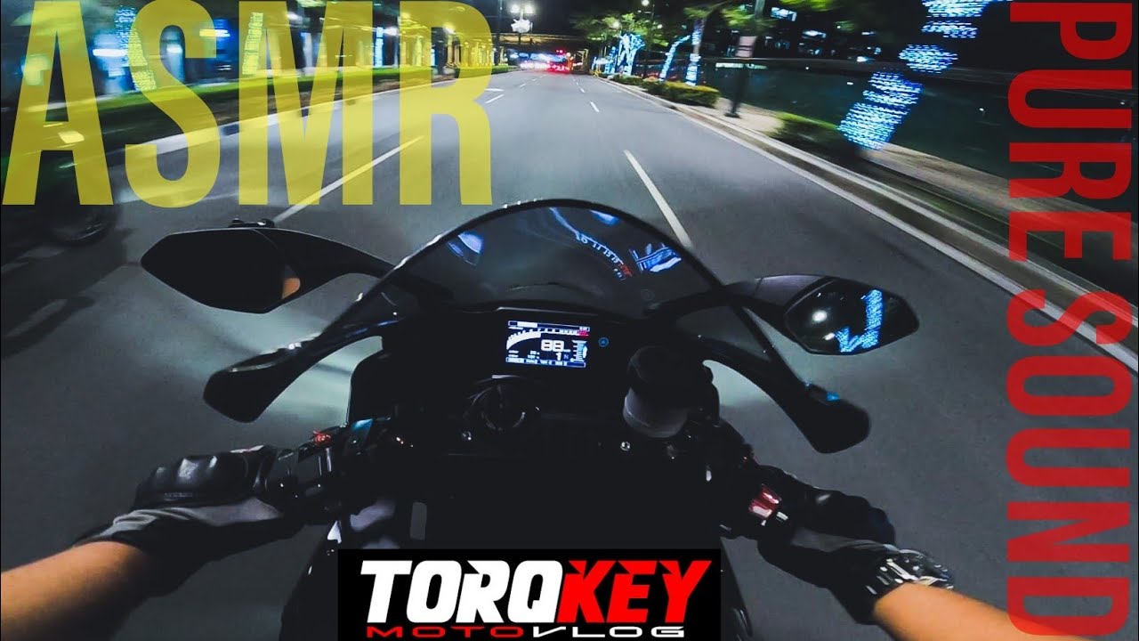 ASMR || Yamaha R1 SC Project CR-T Exhaust Pure Sound || TorqKey