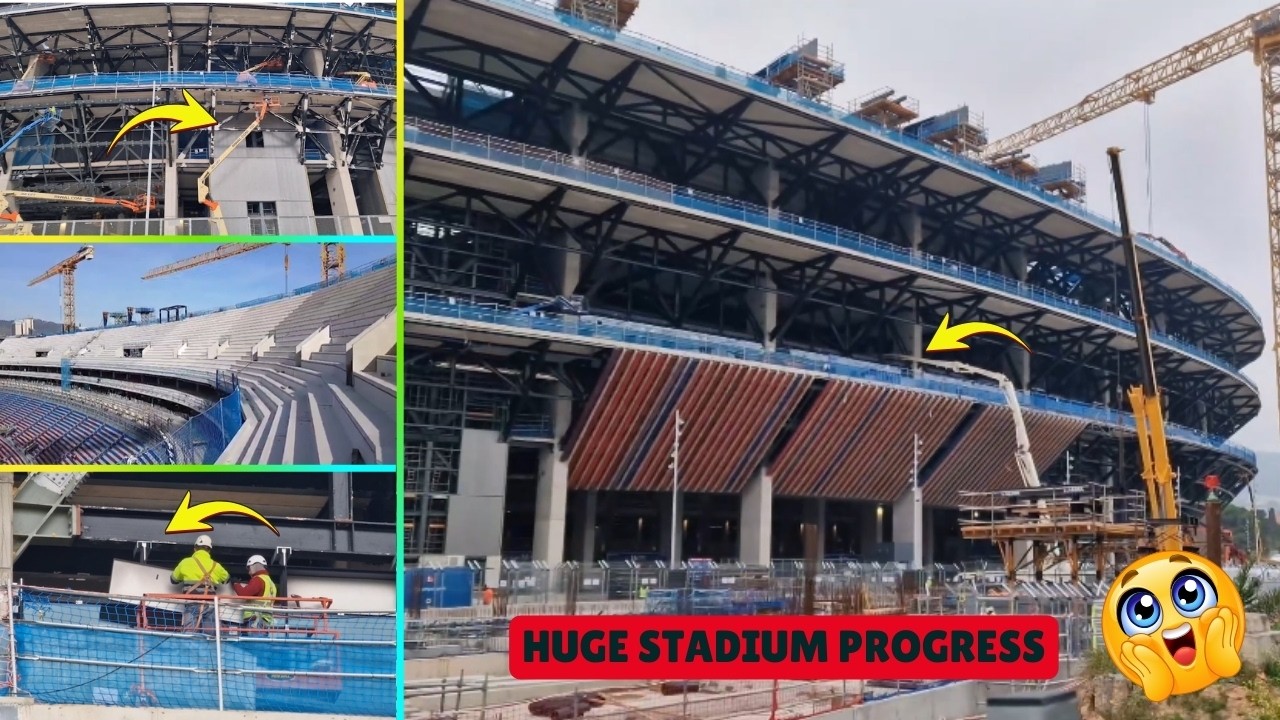 The New Camp Nou Is Taking Shape | Full On-Site Progress Report